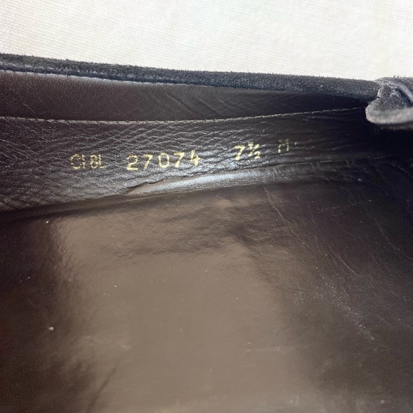 Stuart Weitzman Black Suede Loafers - Picture 14 of 16